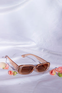 Rounded Rectangle 90s Look Sunglasses - Sugar + Style