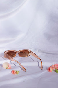 Rounded Rectangle 90s Look Sunglasses - Sugar + Style