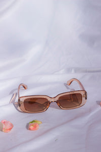 Rounded Rectangle 90s Look Sunglasses - Sugar + Style