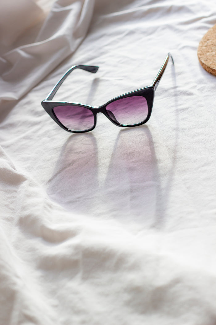 Wide Classic Cat Eye Sunglasses - Sugar + Style