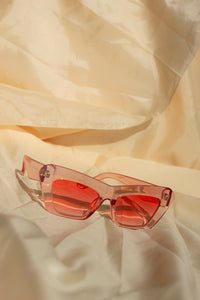 Chunky Oblong Cat Eye Sunglasses - Sugar + Style