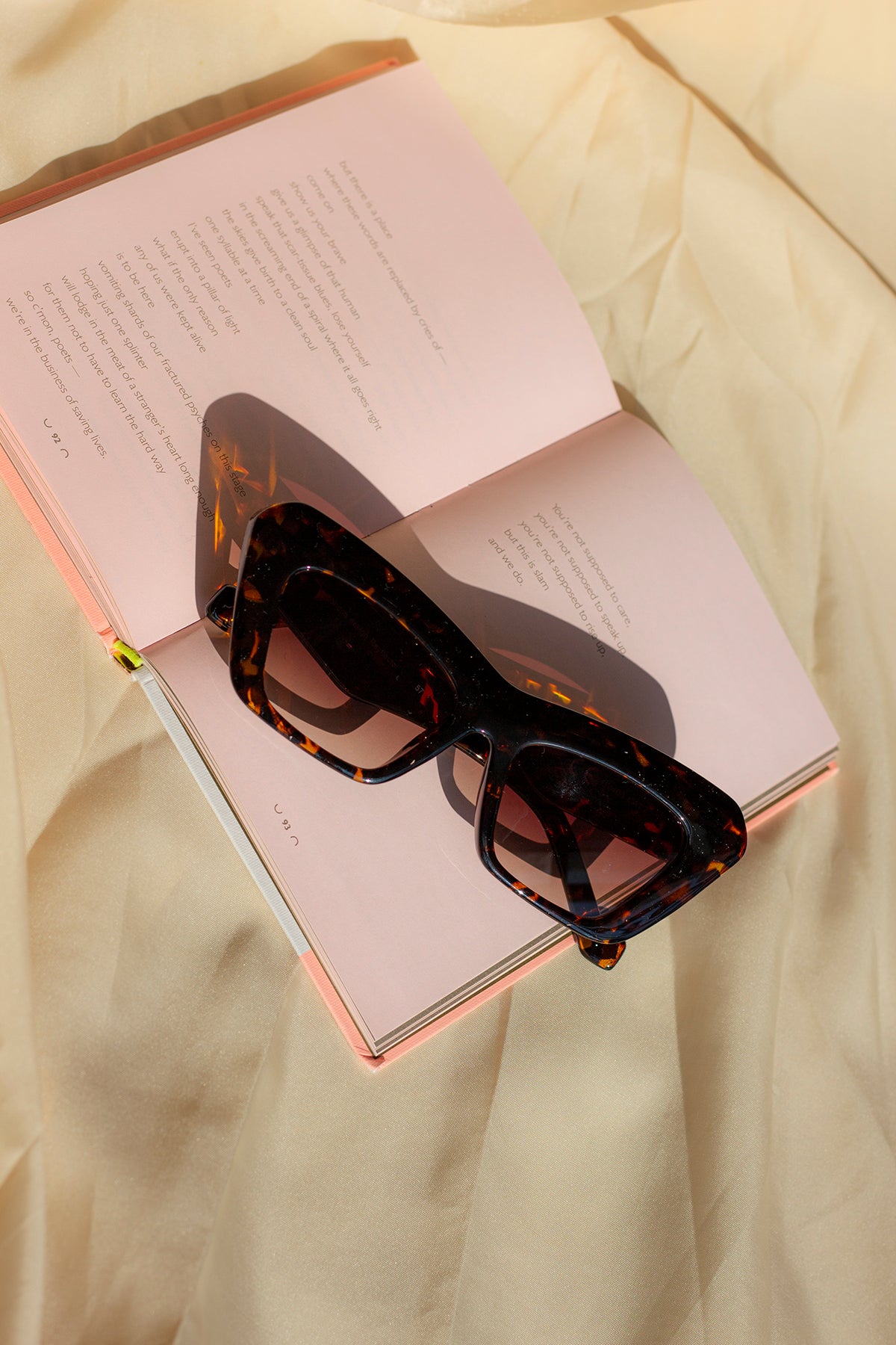 Chunky Oblong Cat Eye Sunglasses - Sugar + Style