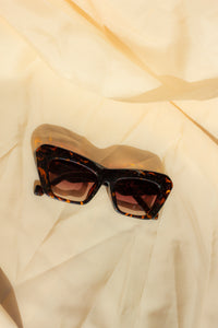 Chunky Oblong Cat Eye Sunglasses - Sugar + Style