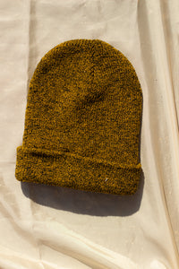 Yellow Mottled Beanie Hat - Sugar + Style