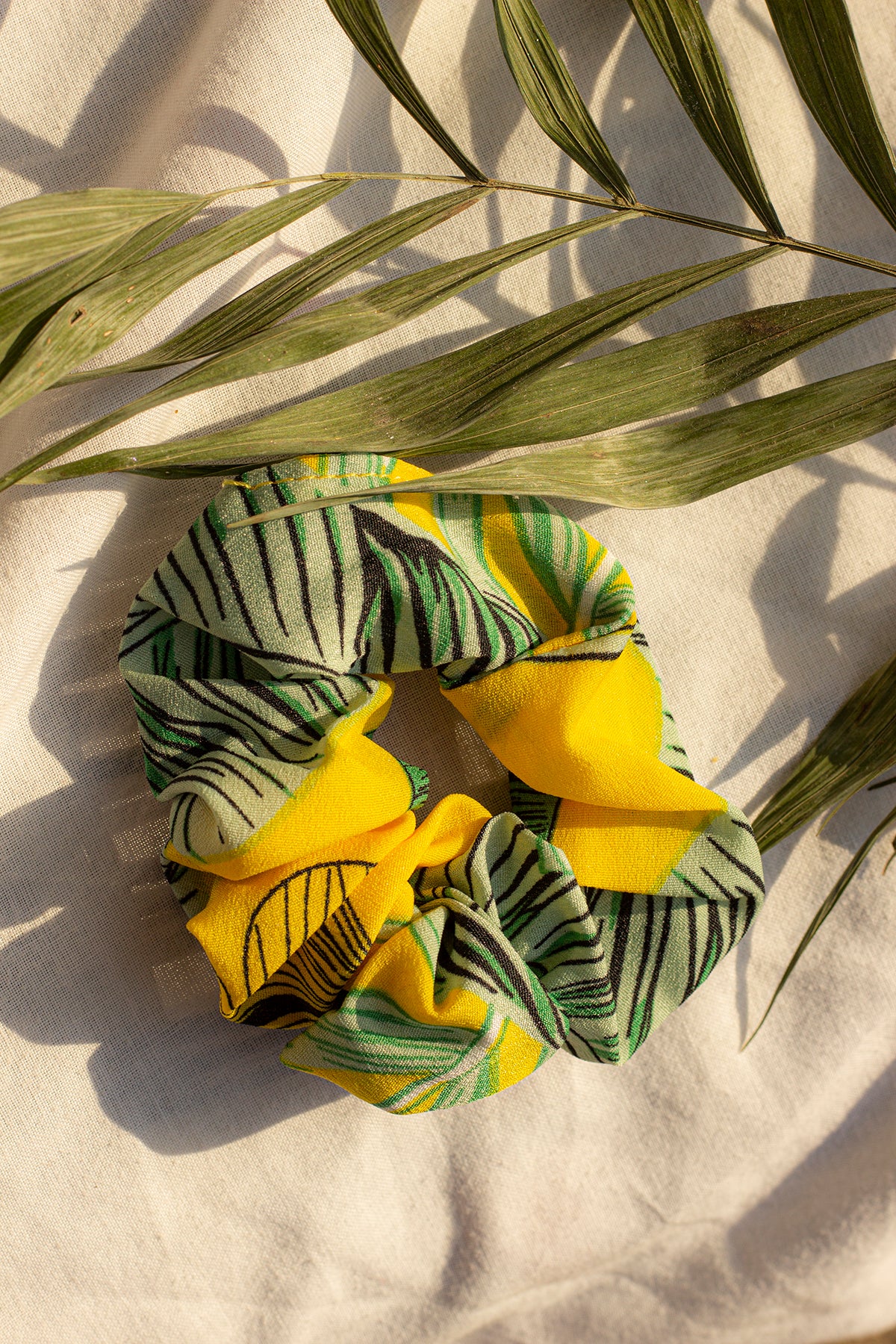 Palm Print Scrunchie - Sugar + Style